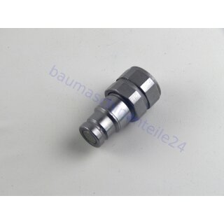 Hydraulik Steckkupplung - Stecker Innengewinde 3/4" flachdichtend Baugröße 3