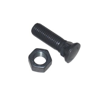 Pflugschraube Plow Bolt Schraube 5/8"x64 mm mit Mutter für JCB Cat / Caterpillar