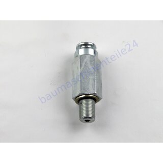 Schmierrohr, Schmier-/Befüllnippel für Kettenspanner für Terex TC 48