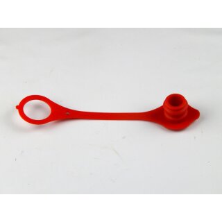 Staubschutz für Hydraulikkupplung Steckkupplung Muffe Baugröße 3 gerade Lasche