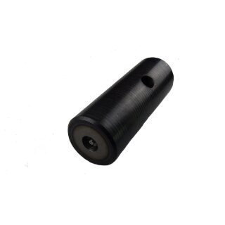 Schmierbolzen Schmierwelle 60x165 mit Bohrungen 42CrMo4 induktiv oberflächengehärtet