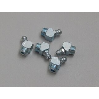 5 piezas lubrificador conico H2 M8x1 forma B=45° cuadrado cincado DIN 71412