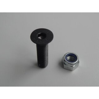 Countersunk screw M16x50 with self-locking nut