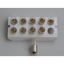 10 pcs. Ampoule R10W 12V 10W BA15s