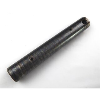 Schmierbolzen Schmierwelle 30x205 mit Bohrungen 42CrMo4 induktiv oberflächengehärtet
