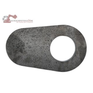 Lasche Bolzen-Lasche für Bolzen Durchmesser 38 mm oval