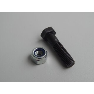 Schraube für Schwenkbolzen unten für JCB 802 Super mit Mutter