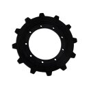 Antriebsrad für Takeuchi TB25 mit Gummikette teilweise