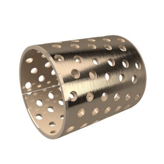 Bronze Gleitlager Gleitlagerbuchse 110x115x100 durchgelocht DIN 1494
