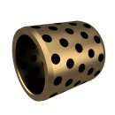 Bronze + Festschmierstoff-Stopfen-Buchse 30x36x40...