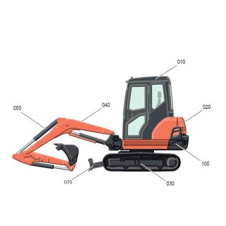 Farbe für Kubota KX 61-3