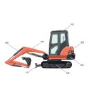 Farbe für Kubota KX 71-3