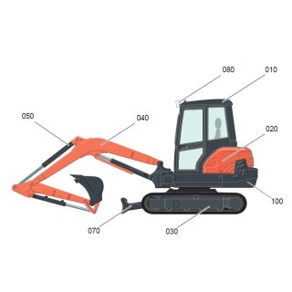 Farbe für Kubota KX 121-3