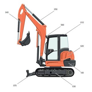 Farbe für Kubota KX 057-4