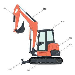 Farbe für Kubota U 48-4