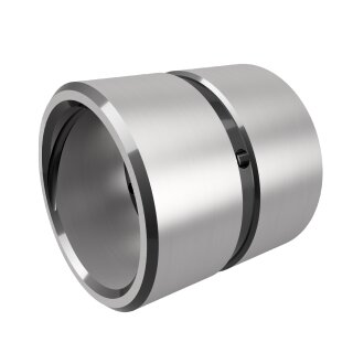 Stahlbuchse 100x115x92 Schmiernut innen/außen 2x Schmierloch