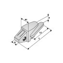 Support à souder adapteur System Cat / Caterpillar J200 8J7525