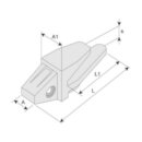 Support à souder adapteur System Cat / Caterpillar J300 3G6304
