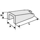 Casquillo para diente adaptador para Diente para excavadores sistema Lehnhoff 301B