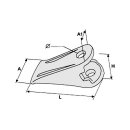Excavator Tooth   System UNI- Z size 1
