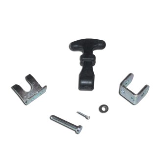 Soporte del cápo goma 63 mm completo