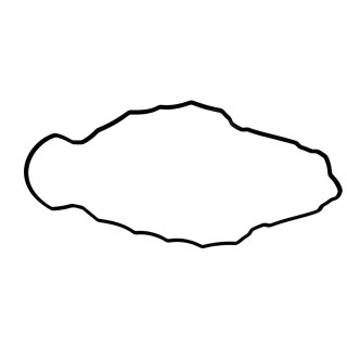 Valve cover gasket for Mitsubishi S4Q2